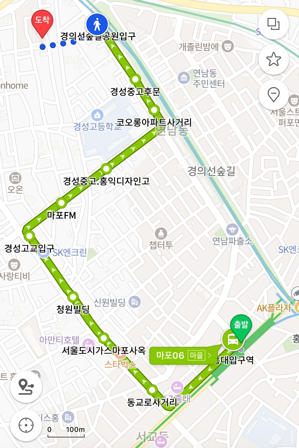 버스 전체 경로